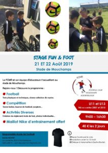 stage foot aout 2019